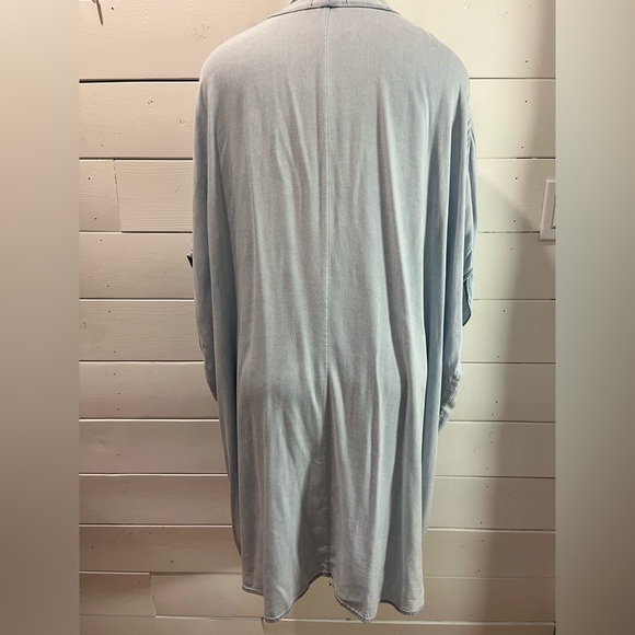 Draped Pale Blue Jacket – Azure Skies – S/M - Picture 11 of 11